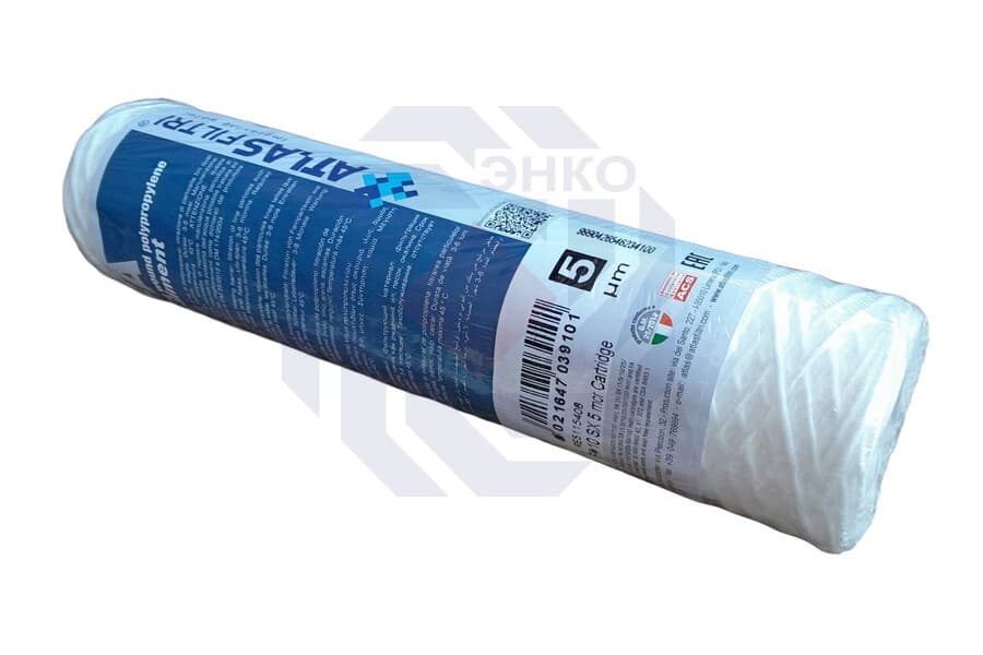 Картридж фильтра ATLAS FA полипропиленовая нить 5 микрон для 10" SX