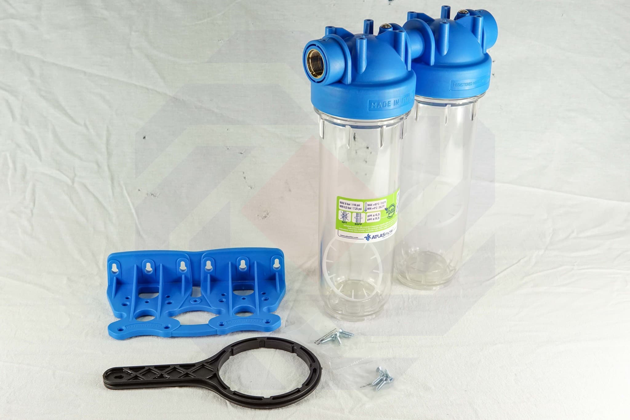 Корпус фильтра двойной ATLAS DP 10 DUO OT TS ¾"