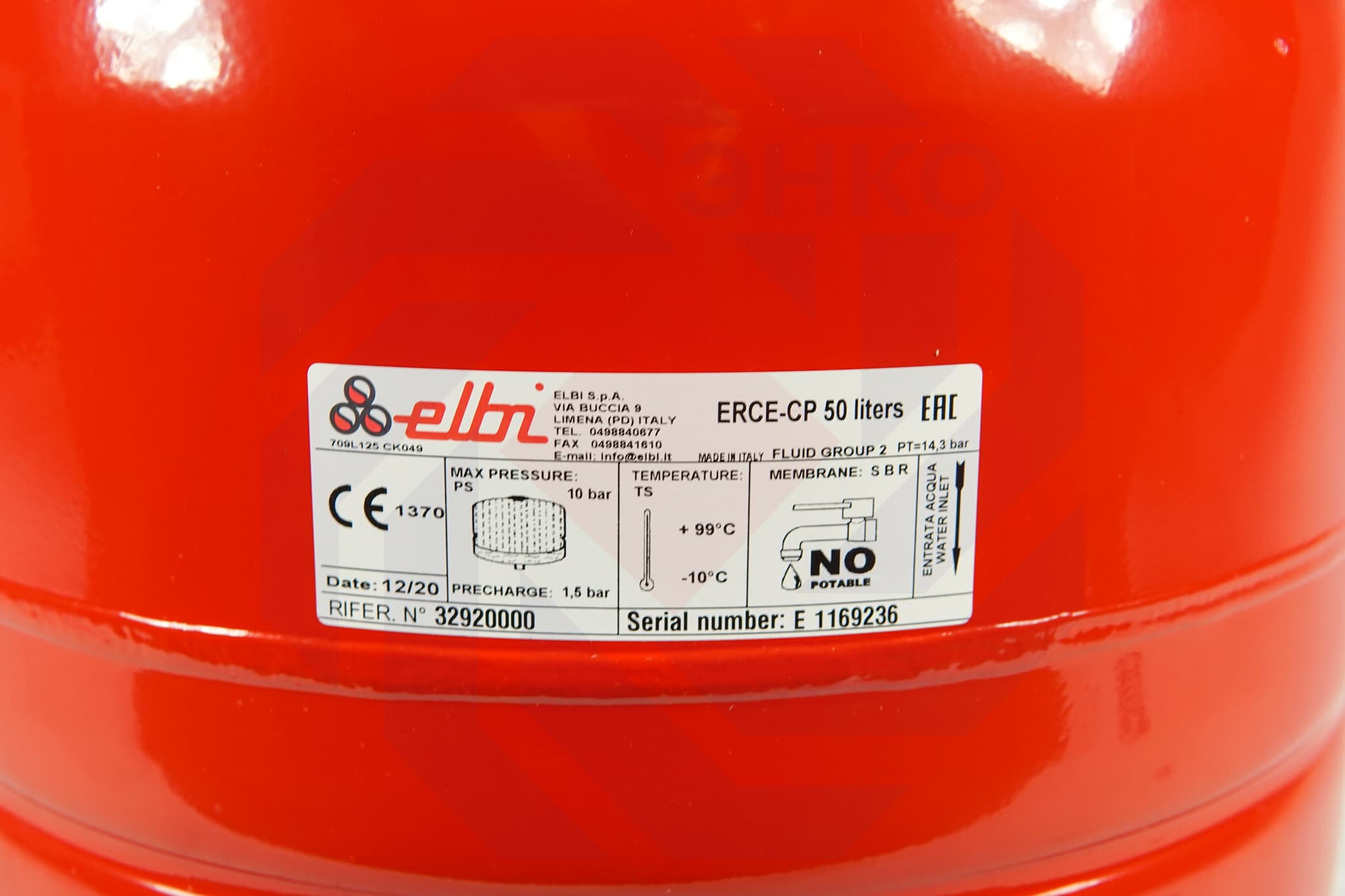 Бак расширительный ELBI ER 50 CE/p