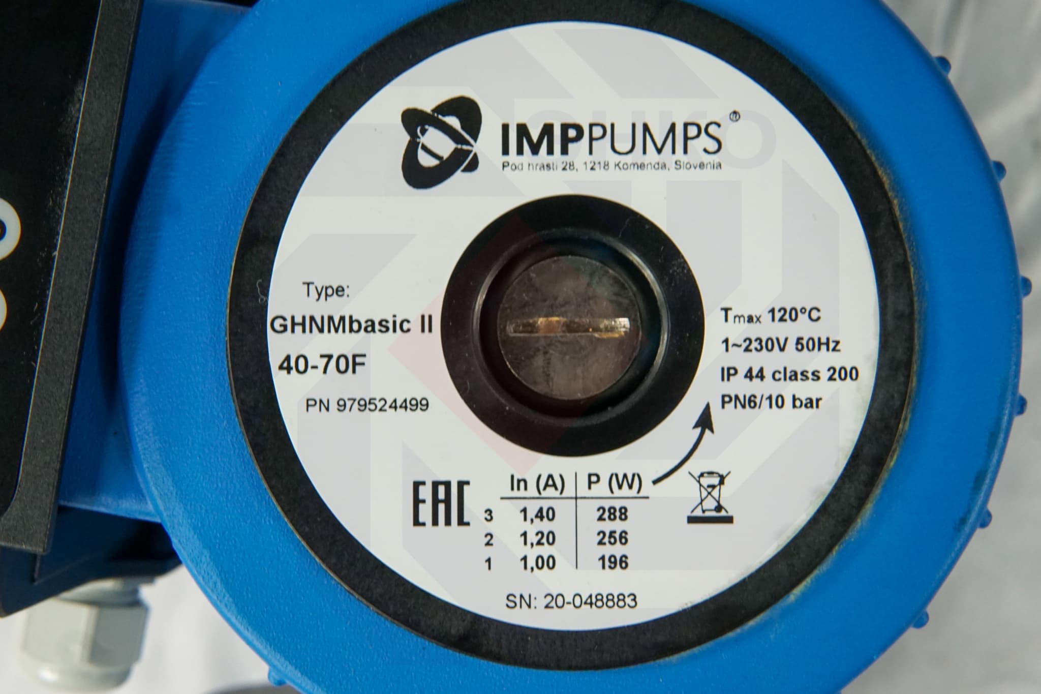 Насос циркуляционный IMP GHNM Basic II 40-70 F