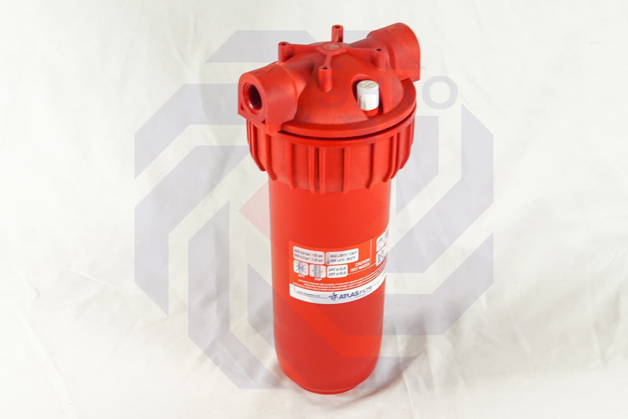 Корпус фильтра одинарный для горячей воды ATLAS SENIOR PLUS HOT 3P MFP SX AB ½"