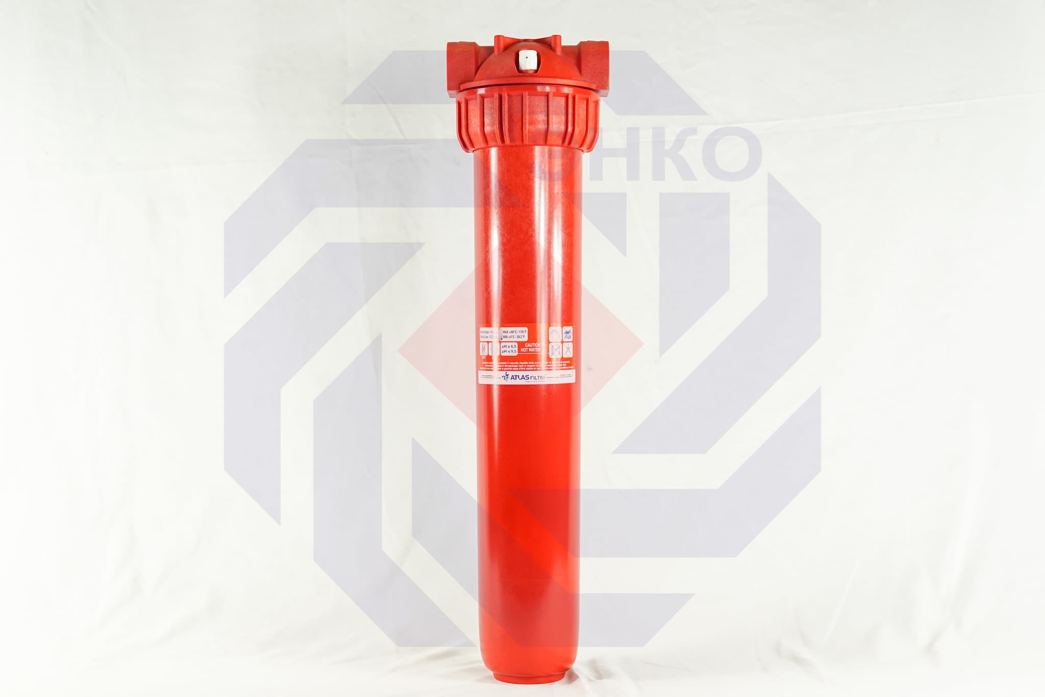 Корпус фильтра для горячей воды одинарный ATLAS MASTER PLUS HOT 3P BFP SX AB 1"