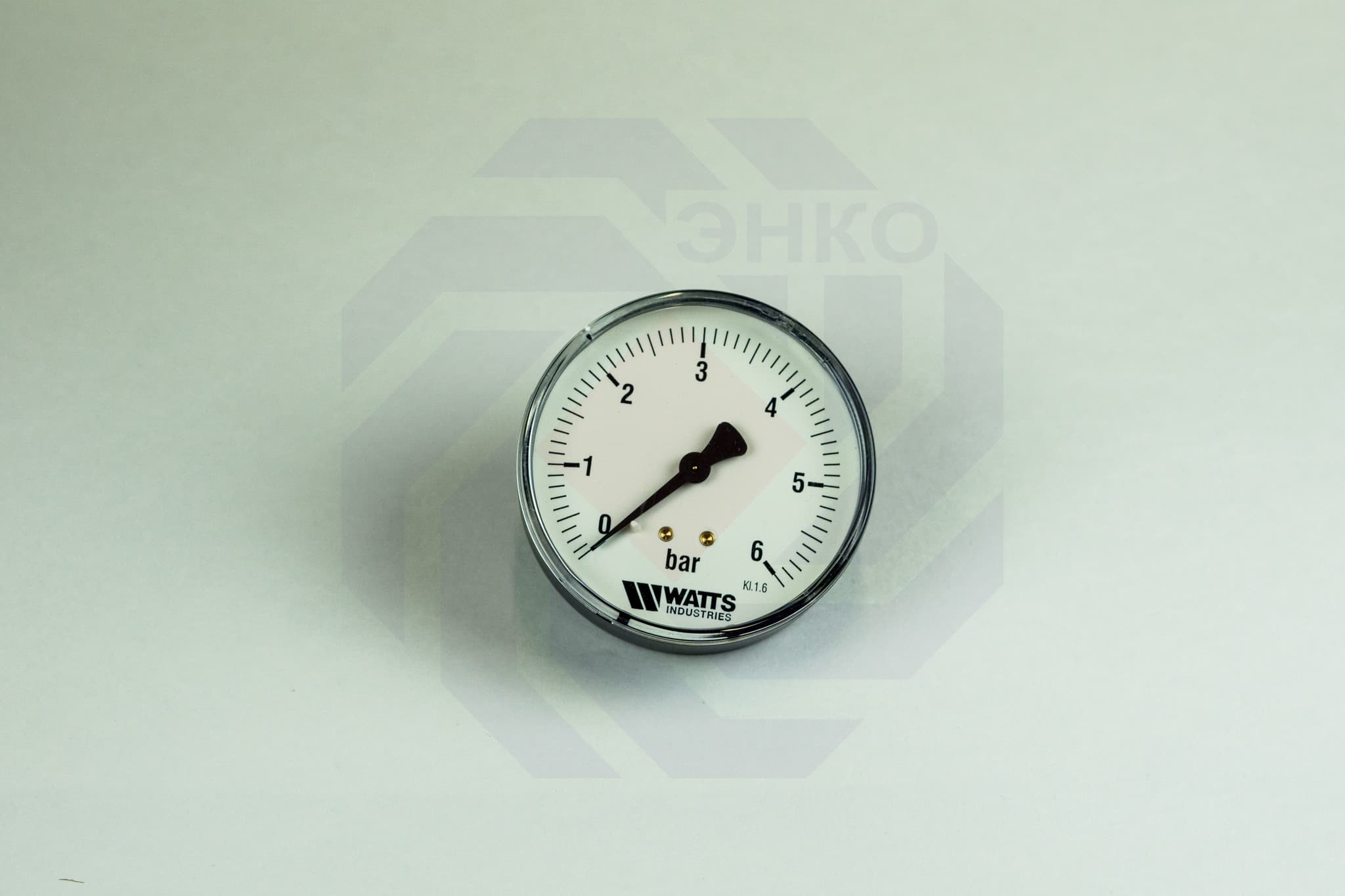 Манометр аксиальный WATTS MDA 80/6 (F+R150) 0-6 бар 80 мм ¼"