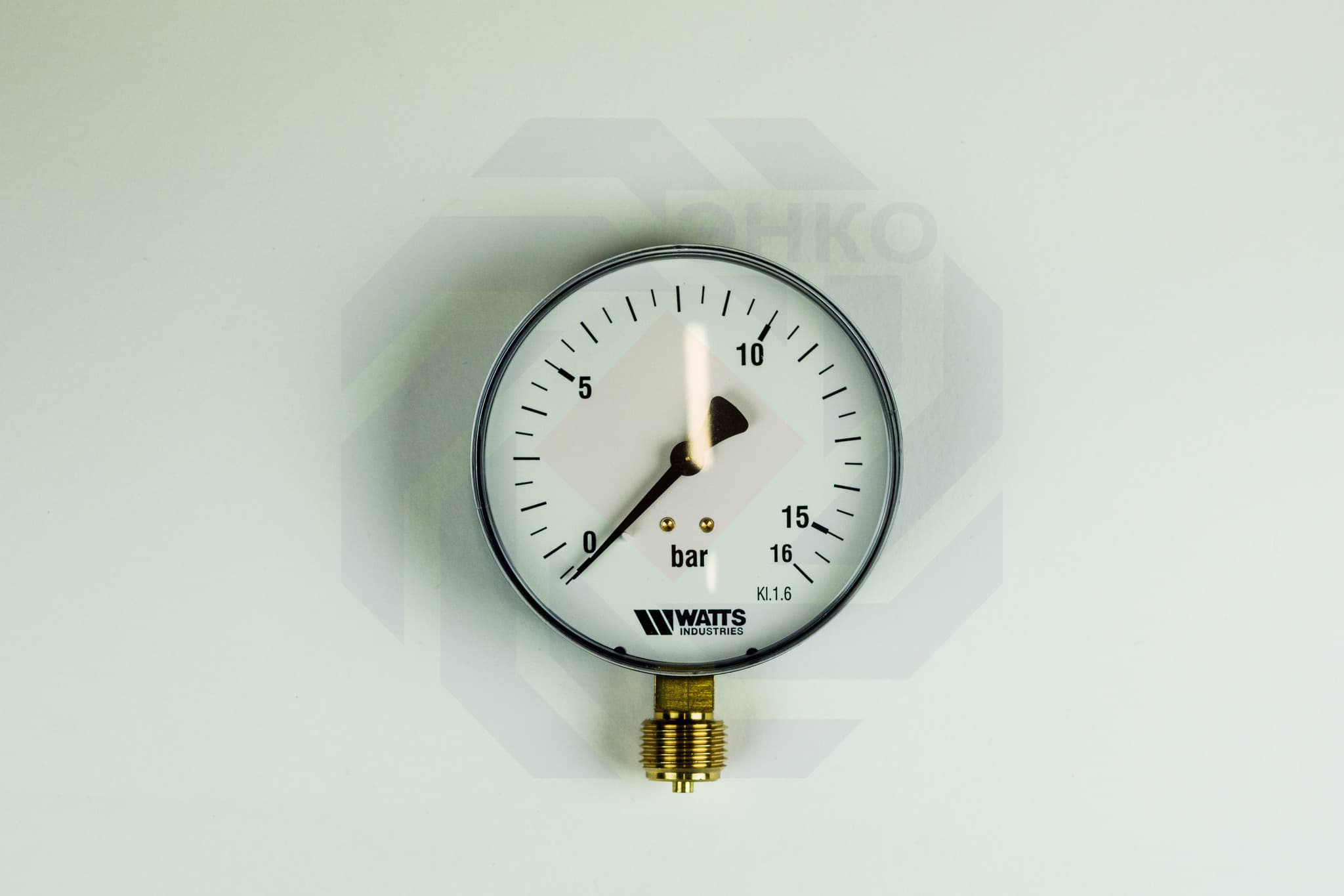 Манометр радиальный WATTS MDR 100/16 (F+R250) 0-16 бар 100 мм ½"