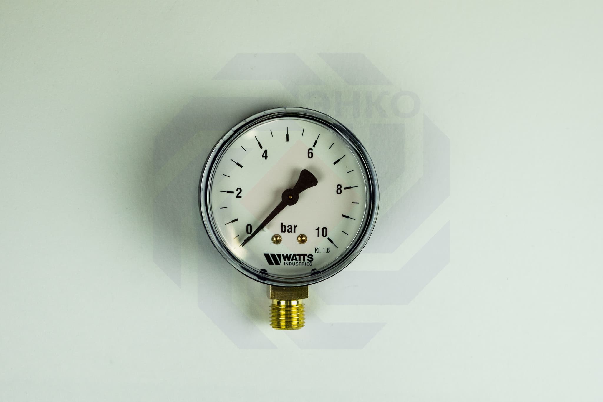 Манометр радиальный WATTS MDR 63/10 (F+R200) 0-10 бар 63 мм ¼"