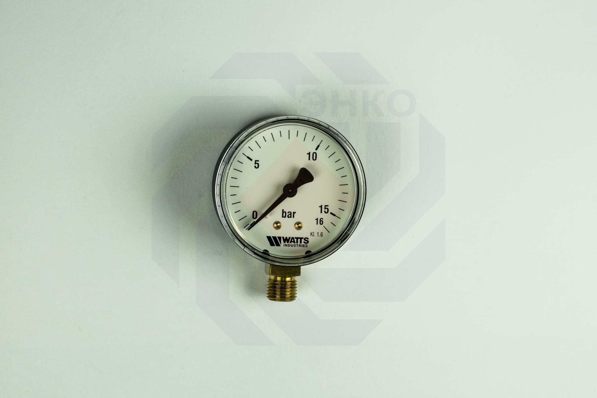 Манометр радиальный WATTS MDR 63/16 (F+R200) 0-16 бар 63 мм ¼"