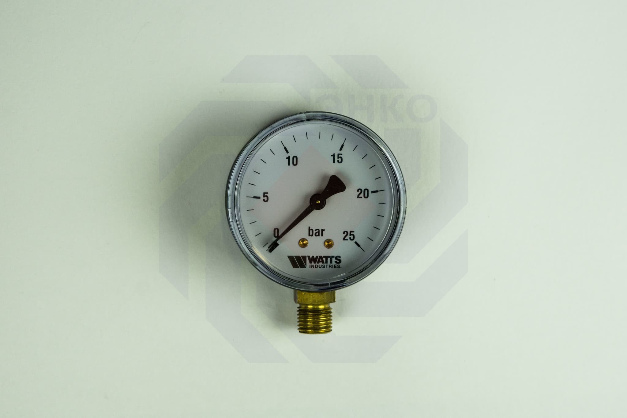 Манометр радиальный WATTS MDR 63/25 (F+R200) 0-25 бар 63 мм ¼"