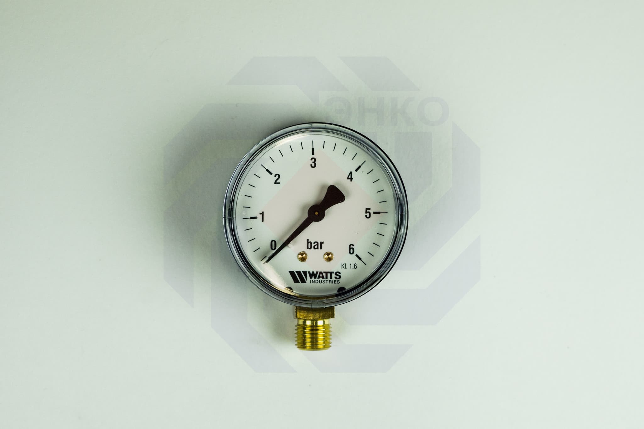 Манометр радиальный WATTS MDR 63/6 (F+R200) 0-6 бар 63 мм ¼"