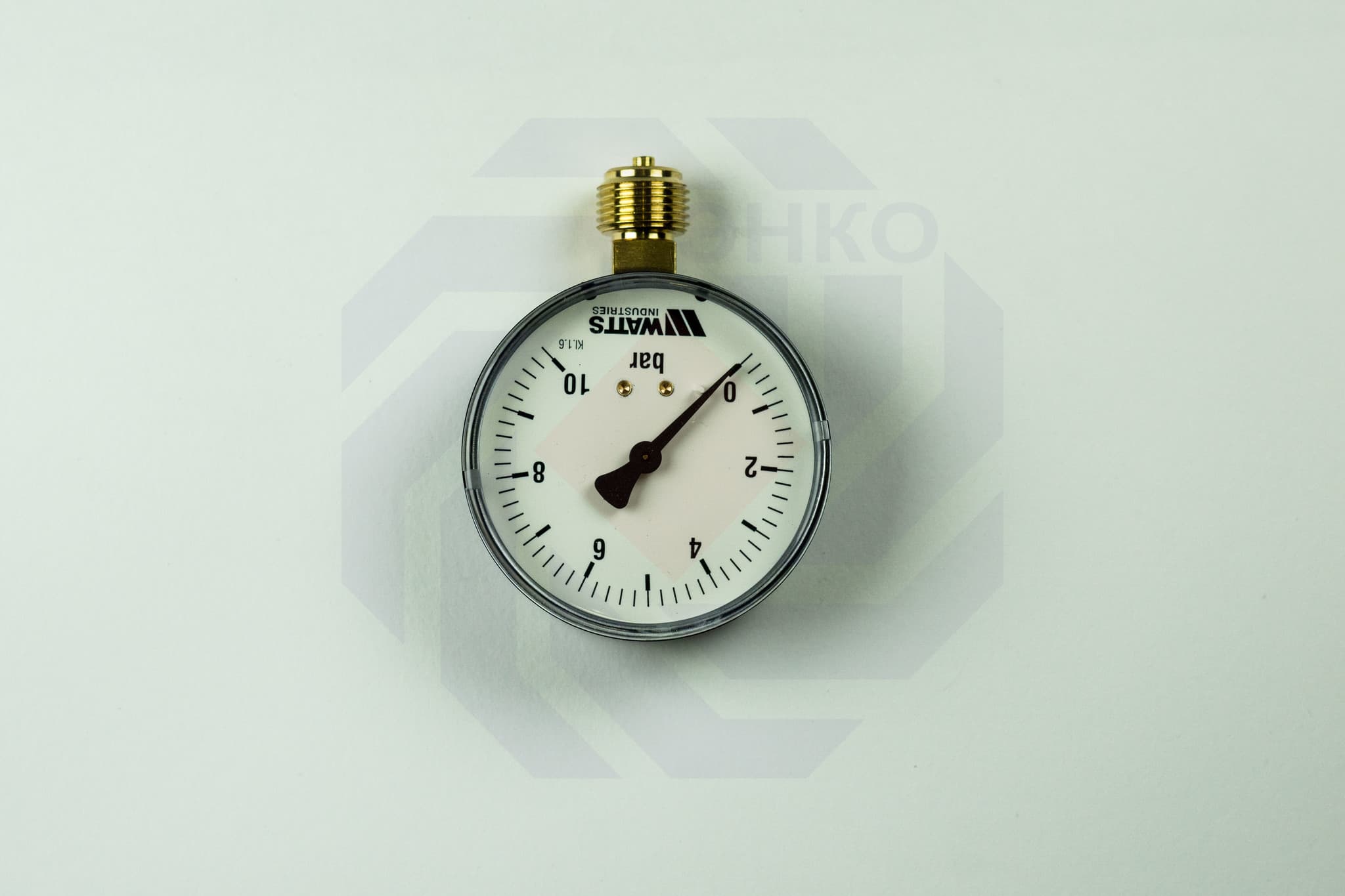 Манометр радиальный WATTS MDR 80/10 (F+R200) 0-10 бар 80 мм ½"