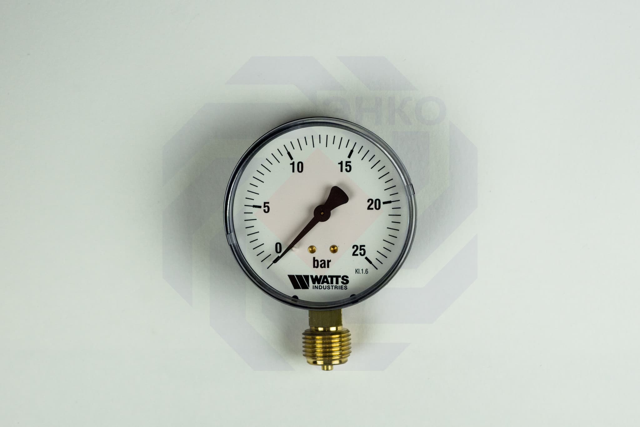 Манометр радиальный WATTS MDR 80/25 (F+R200) 0-25 бар 80 мм ½"