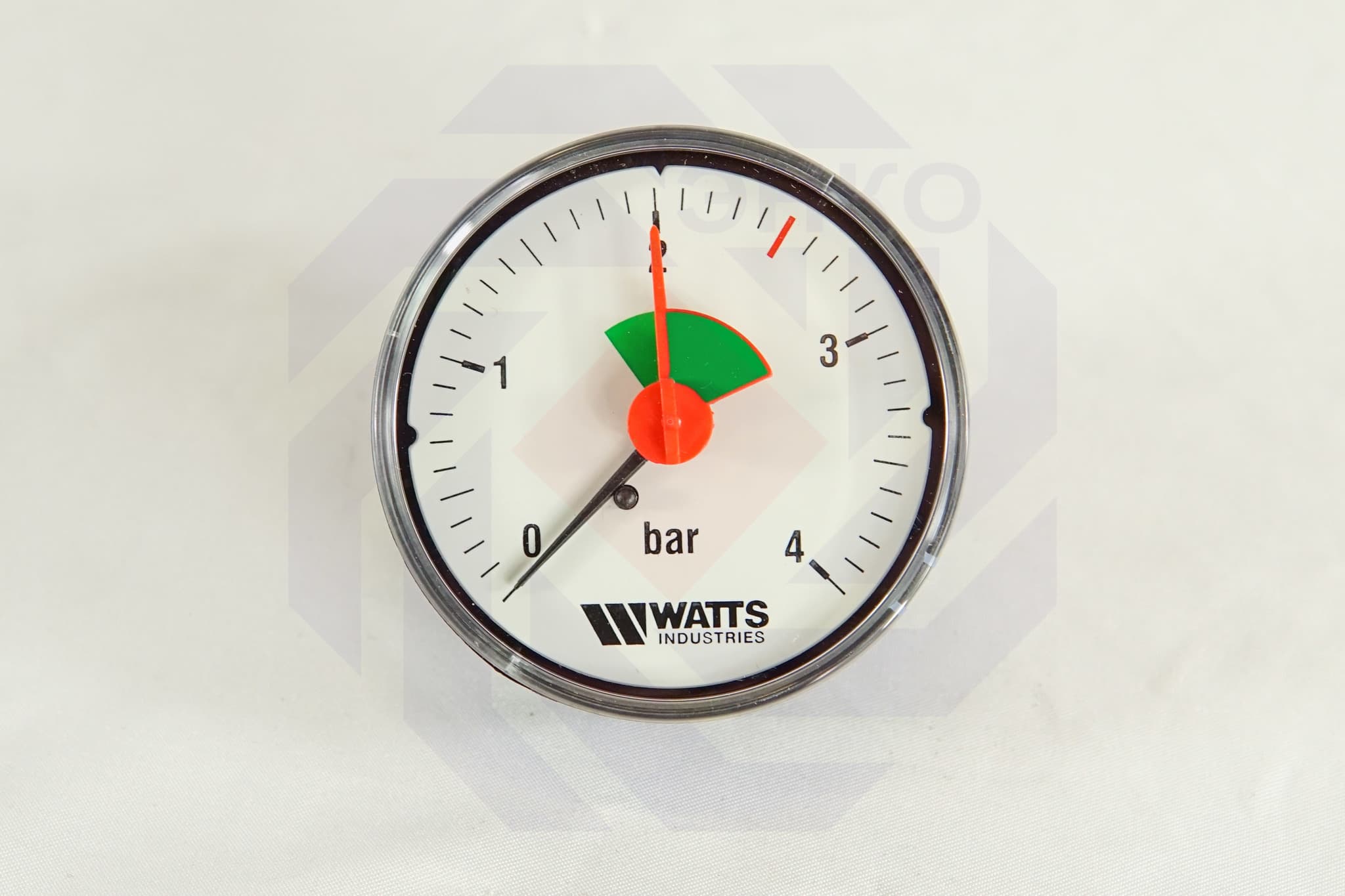 Манометр аксиальный WATTS MHA 63/4 (F+R101) 0-4 бар 63 мм ¼"