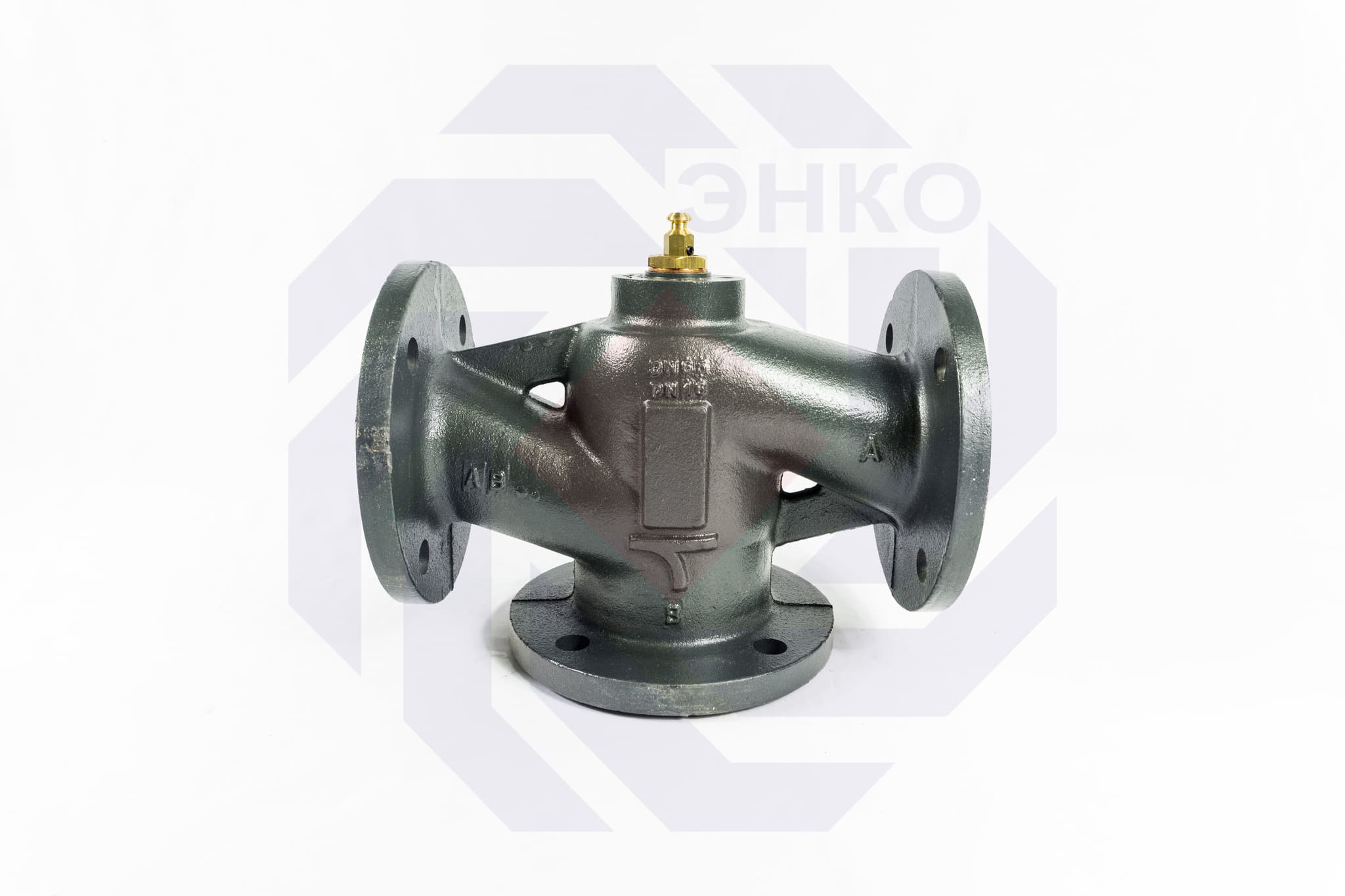 Клапан регулирующий фланцевый трехходовой MUT MK DN 65