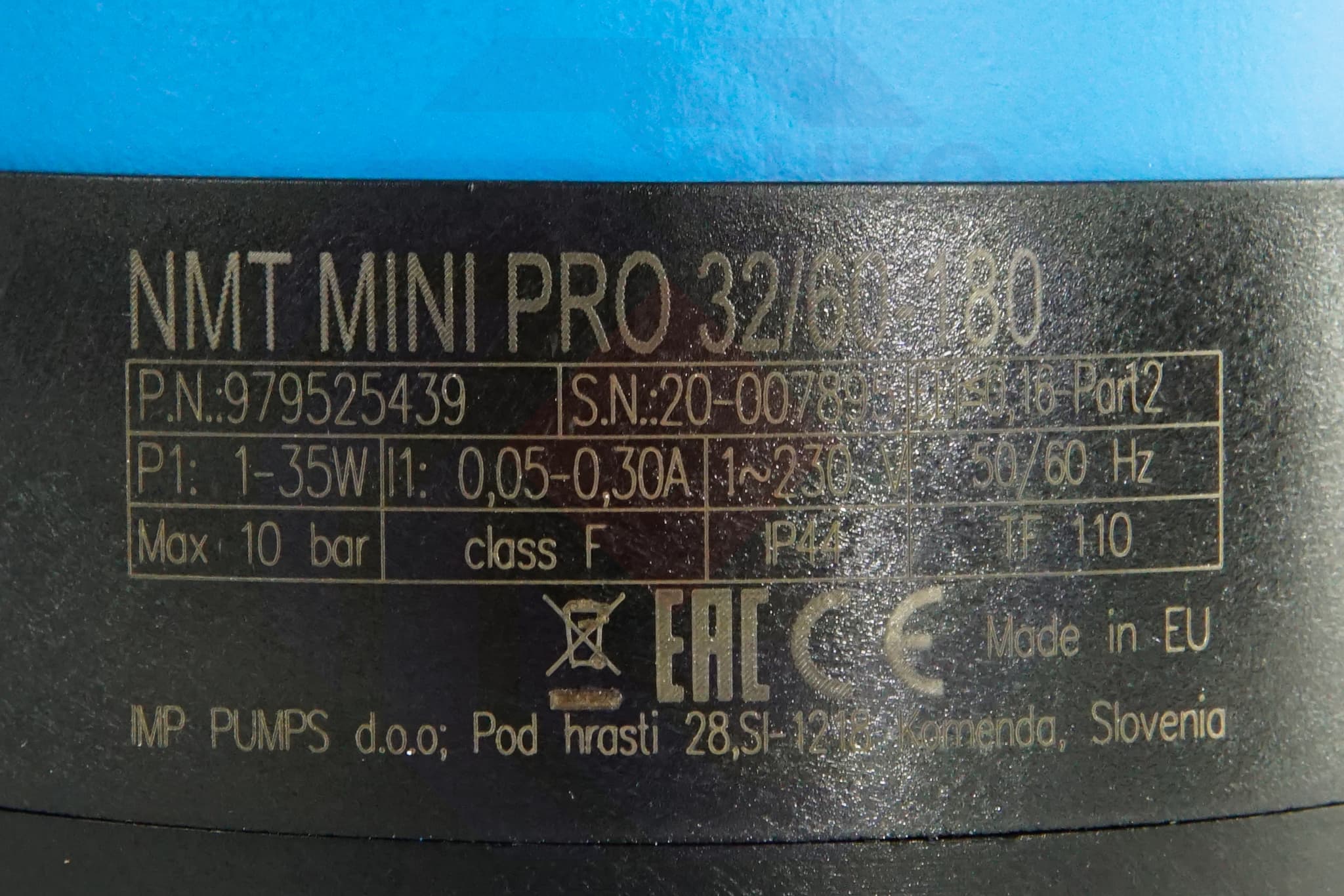 Насос циркуляционный IMP NMT MINI PRO 32/60-180