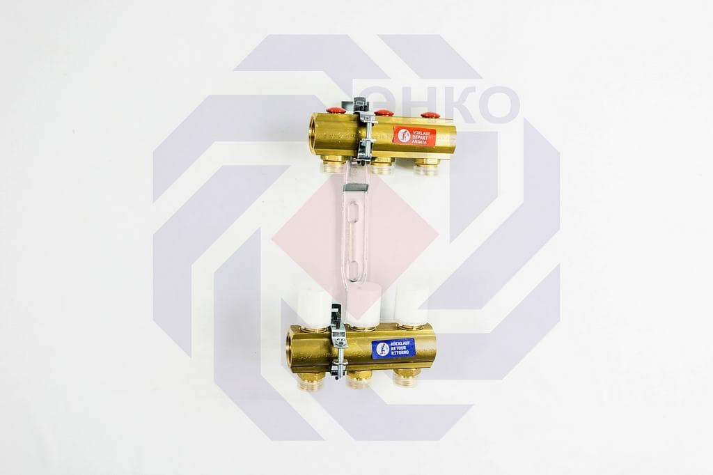 Комплект коллекторов без расходомеров GIACOMINI R553D 3 контура
