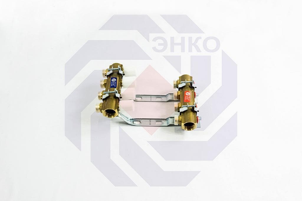 Комплект коллекторов без расходомеров GIACOMINI R553D 4 контура