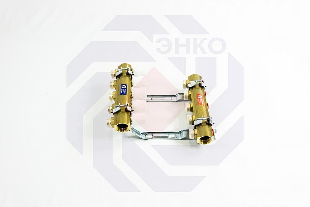 Комплект коллекторов без расходомеров GIACOMINI R553D 5 контуров