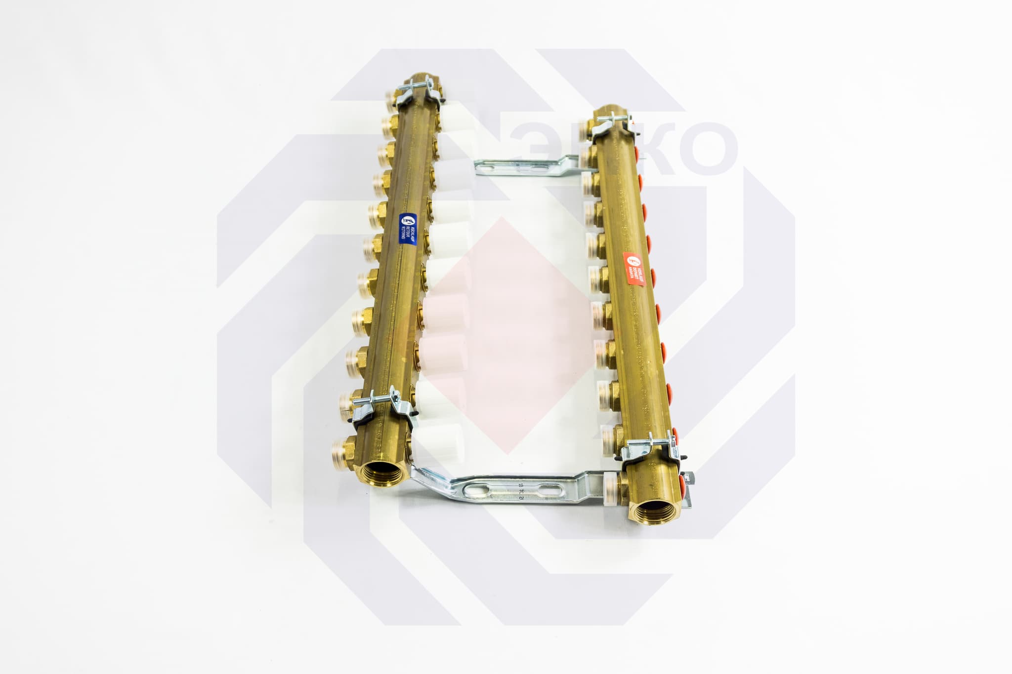 Комплект коллекторов без расходомеров GIACOMINI R553E 11 контуров