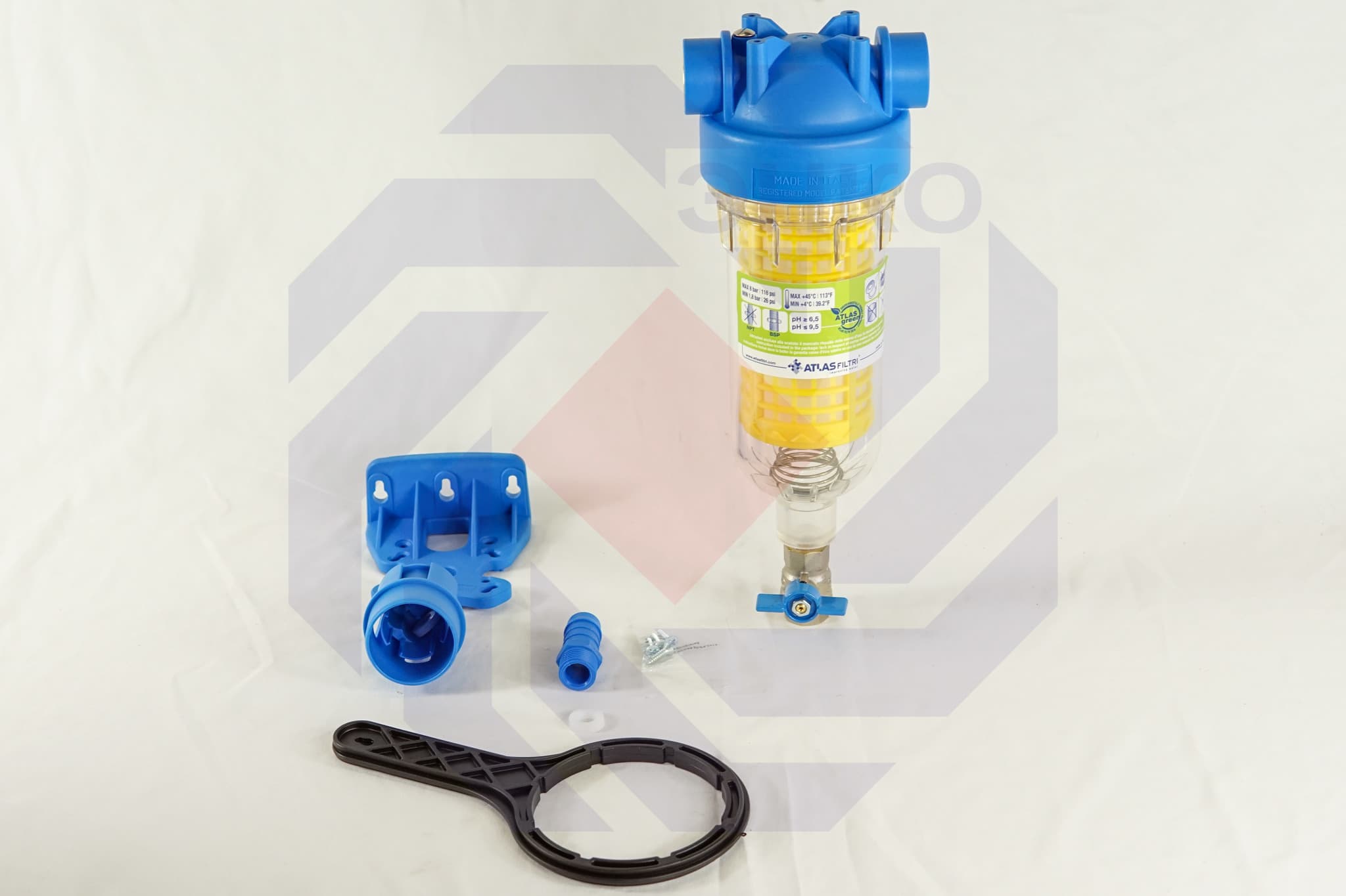 Фильтр для механической очистки самопромывающийся ATLAS HYDRA RLH 90 микрон ¾"