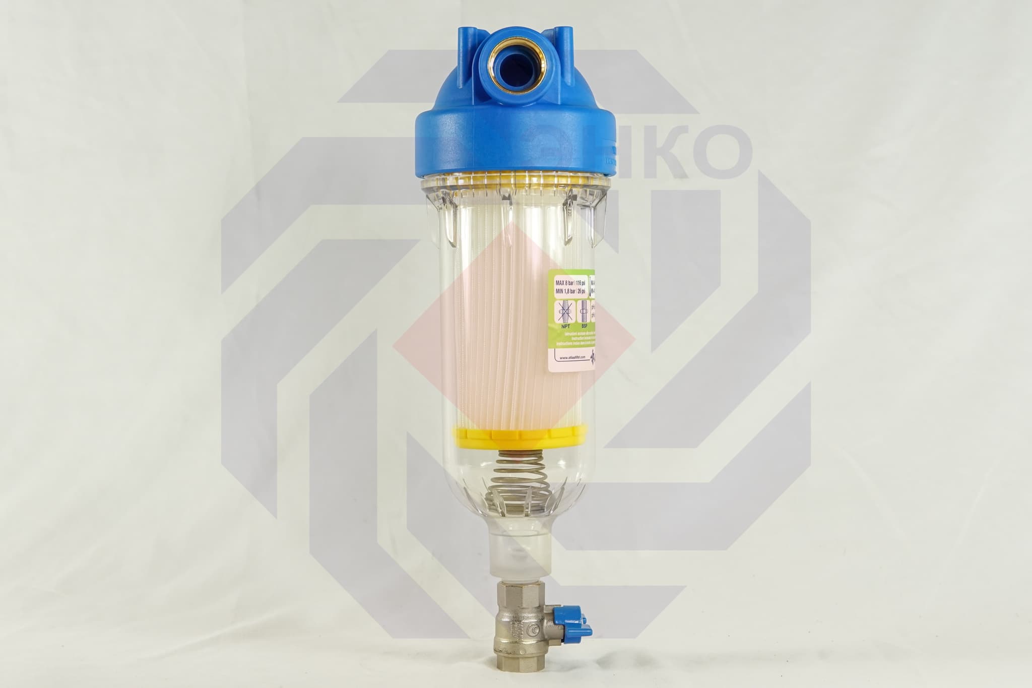 Фильтр для механической очистки самопромывающийся ATLAS HYDRA RSH 50 микрон ¾"