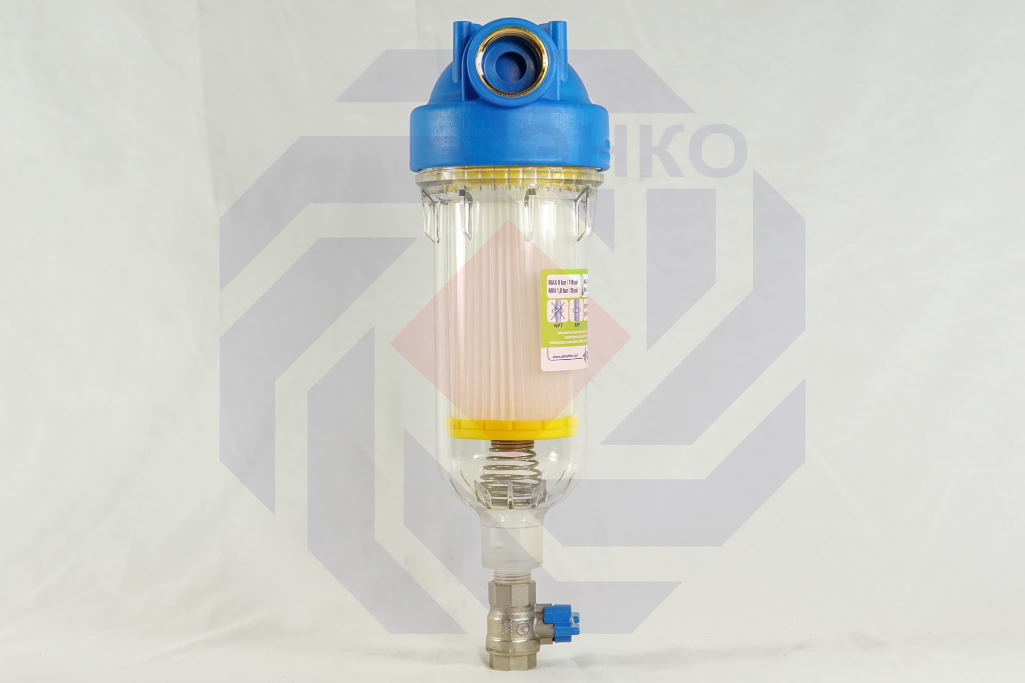 Фильтр для механической очистки самопромывающийся ATLAS HYDRA RSH 50 микрон 1"