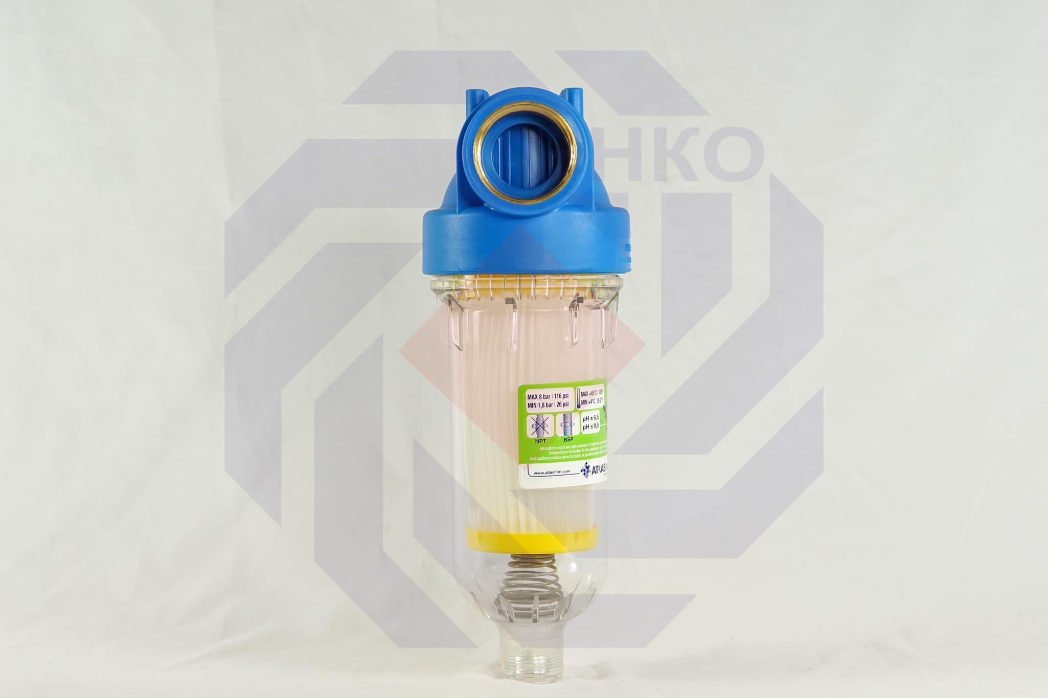 Фильтр для механической очистки самопромывающийся ATLAS HYDRA RSH 50 микрон 1½"