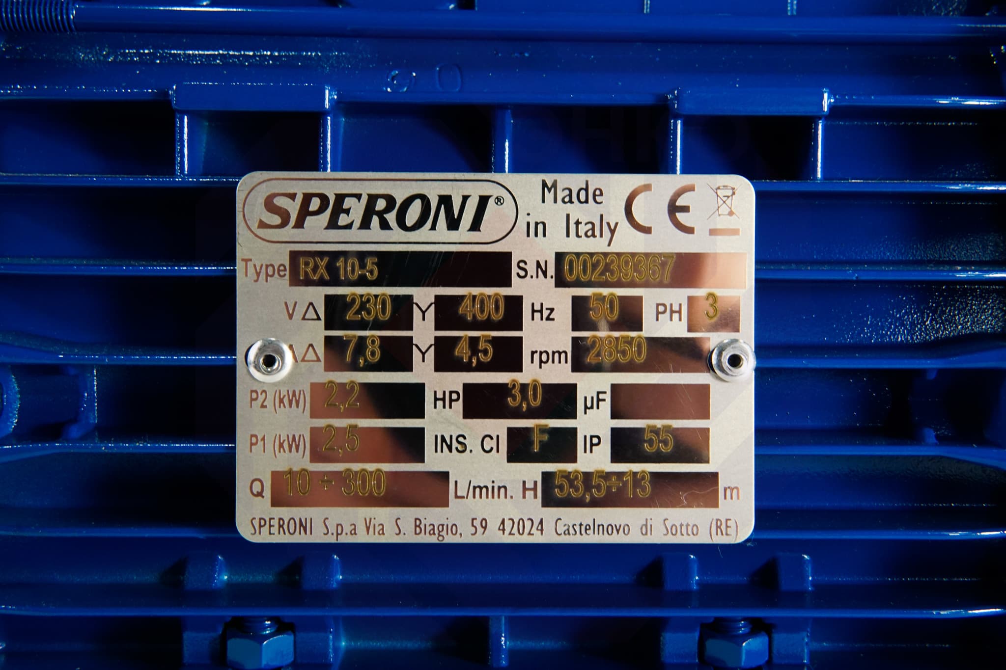 Насос повысительный SPERONI RX 10-5