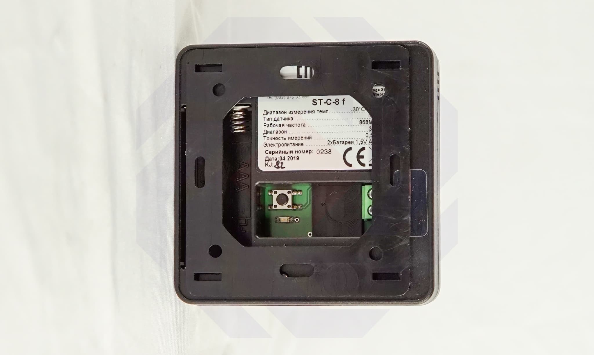 Датчик температуры пола TECH STEROWNIKI ST-C-8F черный