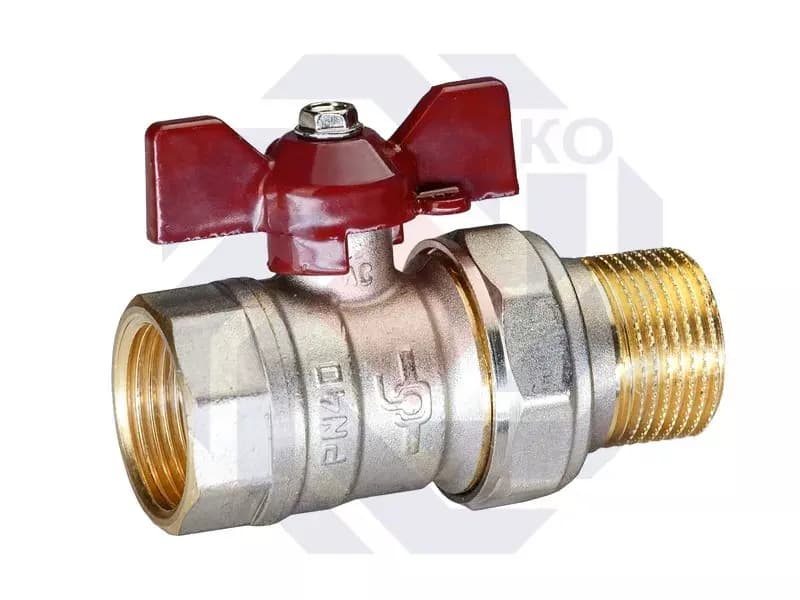 Кран шаровой с разборным присоединением ВР/НР TEMPER 1/2"