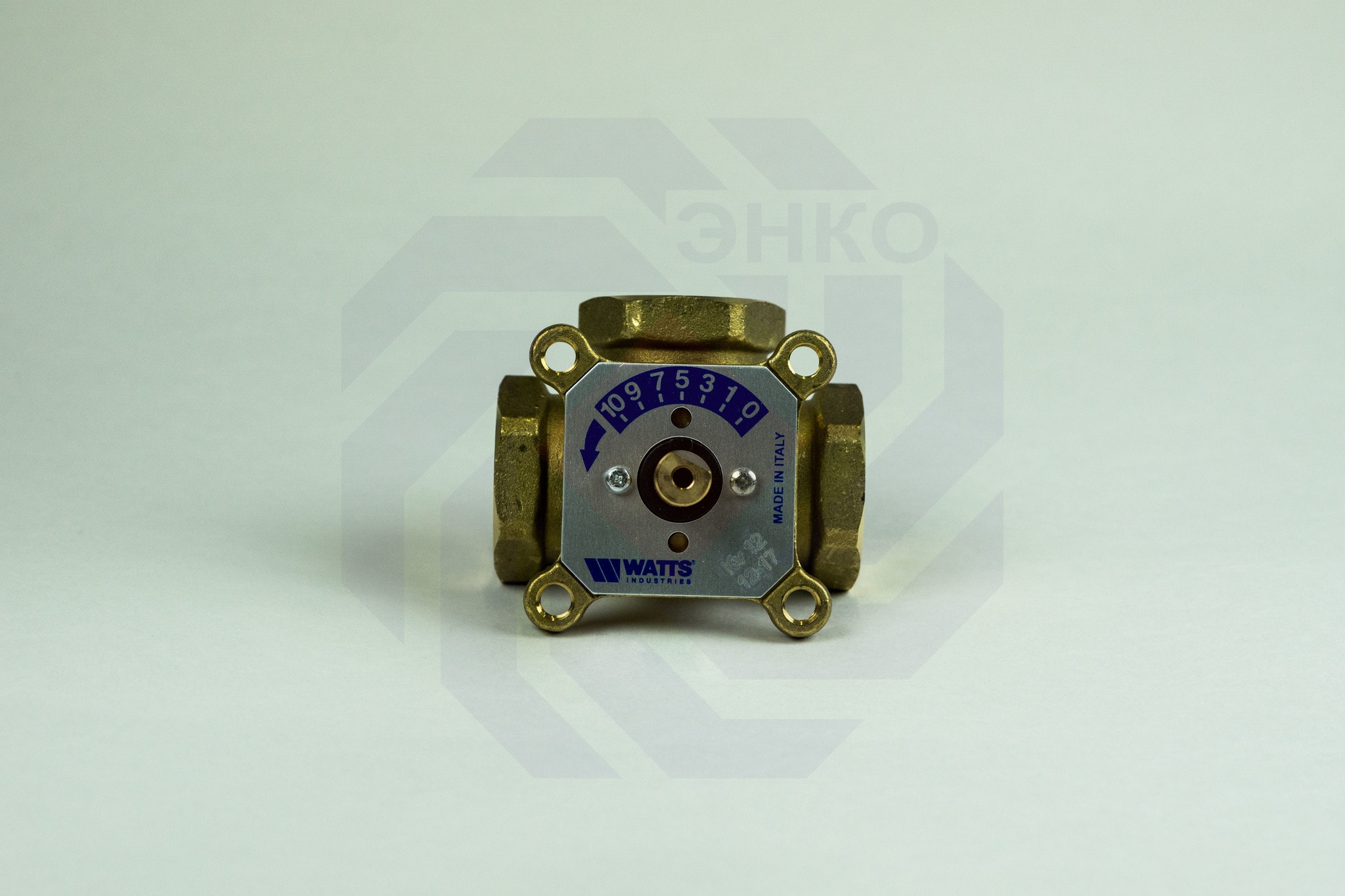 Клапан поворотный трехходовой с электроприводом WATTS V3GB 1"