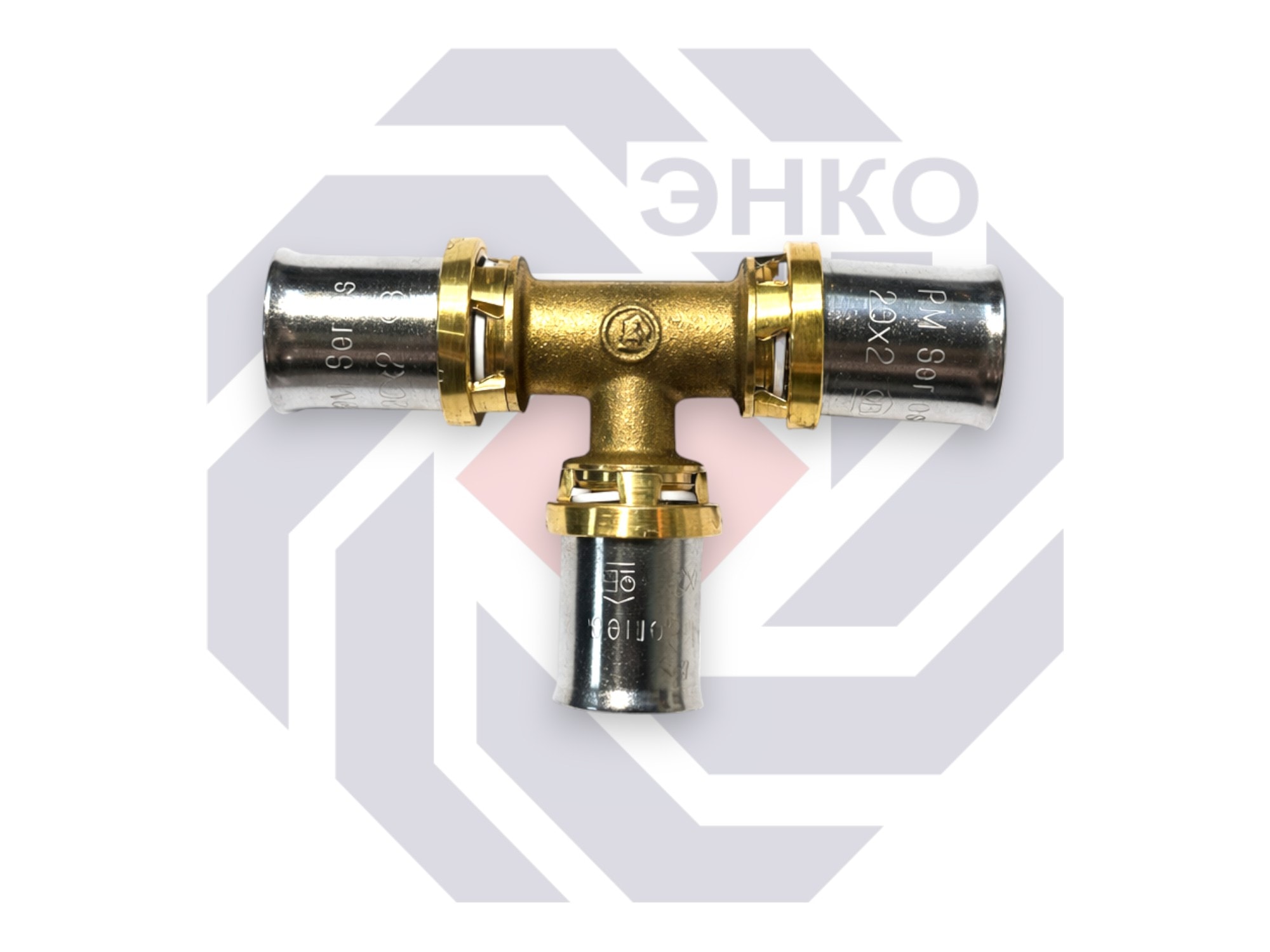 Пресс-фитинг тройник переходной GIACOMINI RM 20⨯16⨯20