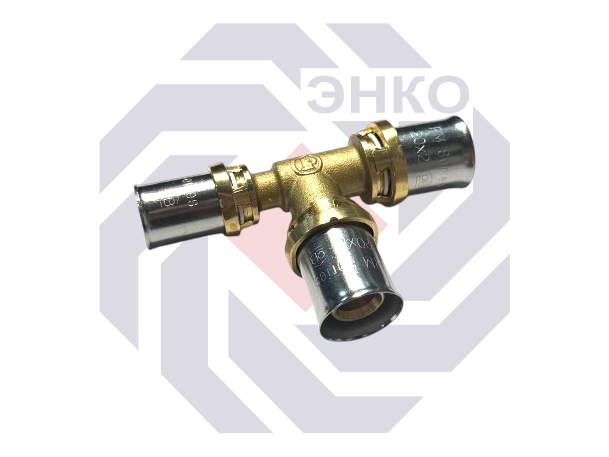 Пресс-фитинг тройник переходной GIACOMINI RM 20⨯20⨯16