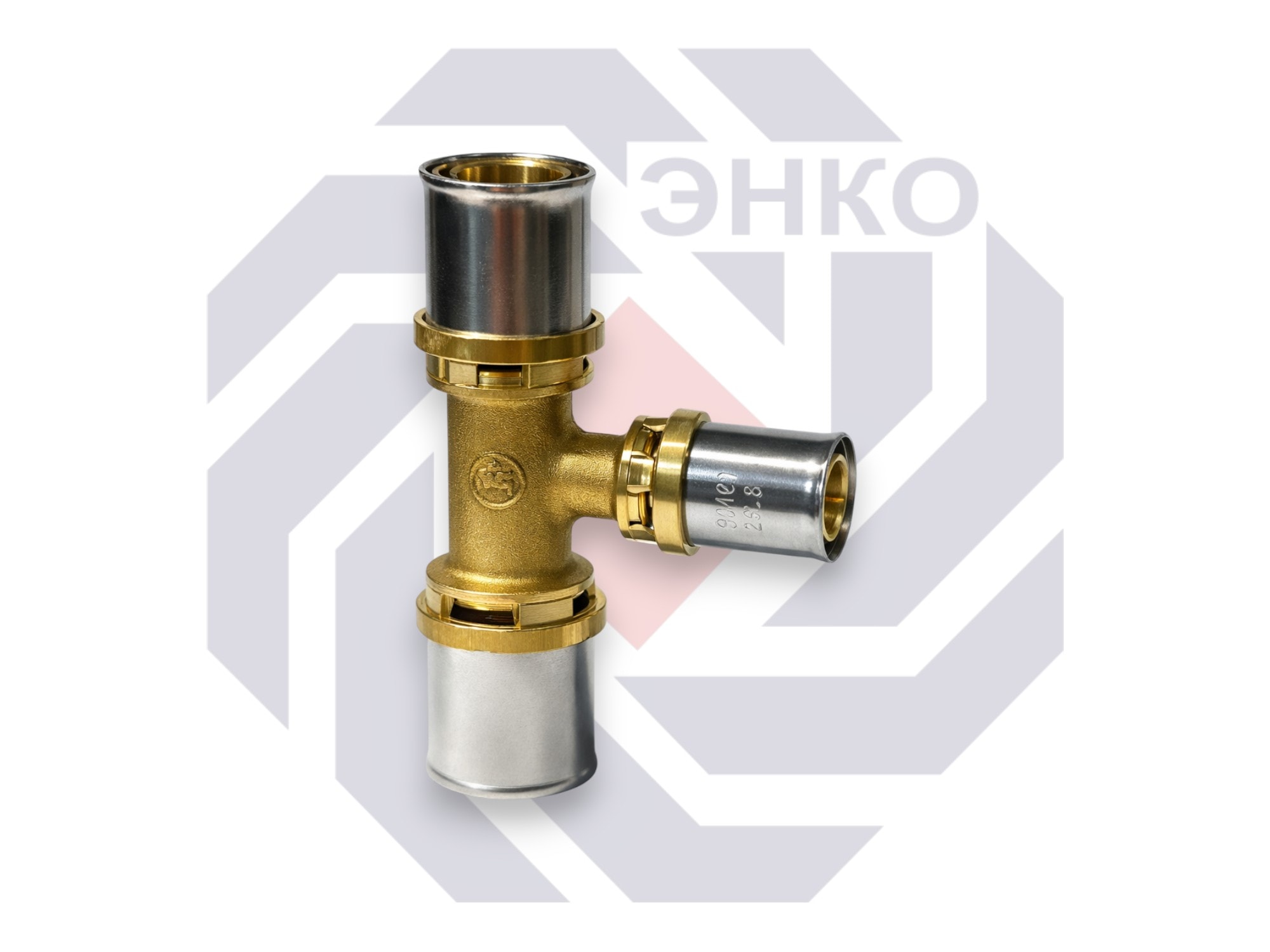 Пресс-фитинг тройник переходной GIACOMINI RM 26⨯16⨯26