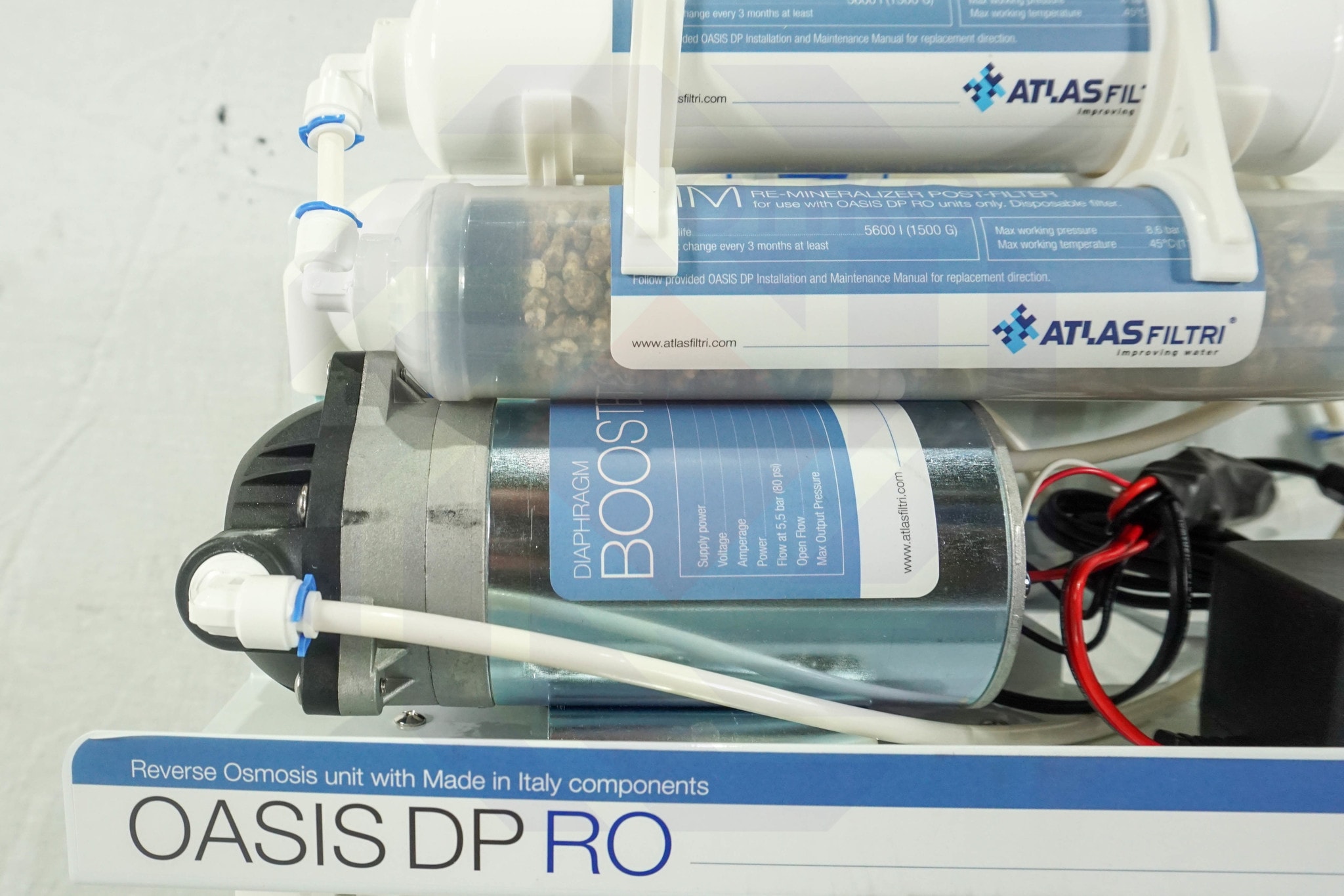 Система фильтрации с мембраной обратного осмоса ATLAS OASIS DP PUMP