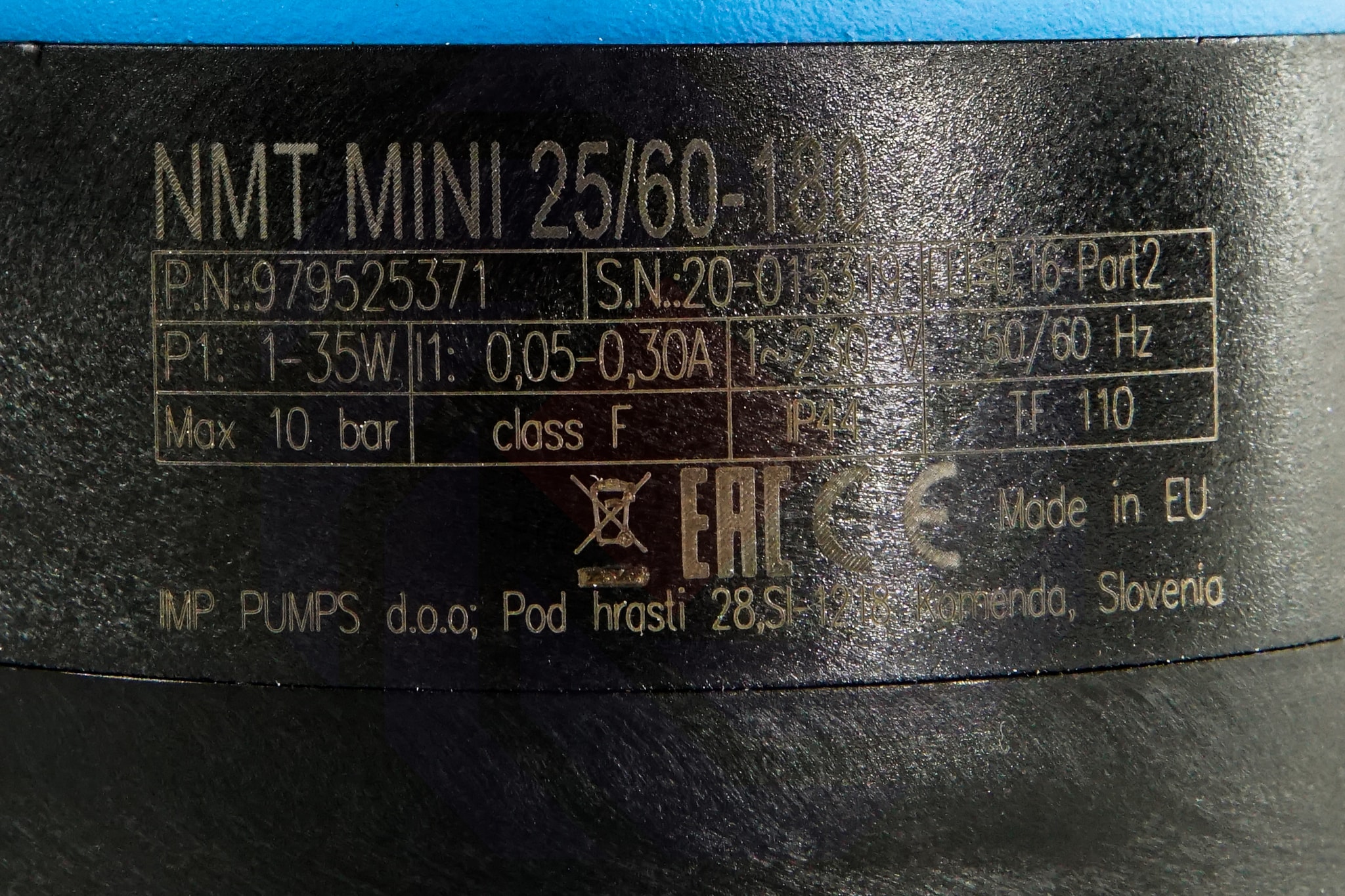 Насос циркуляционный IMP NMT MINI 25/60-180
