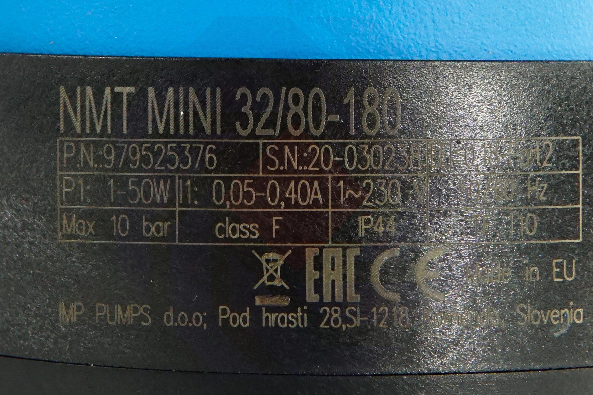 Насос циркуляционный IMP NMT MINI 32/80-180