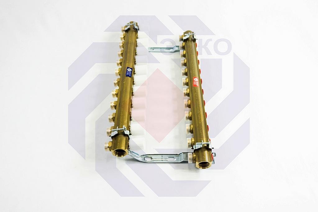 Комплект коллекторов без расходомеров GIACOMINI R553D 12 контуров