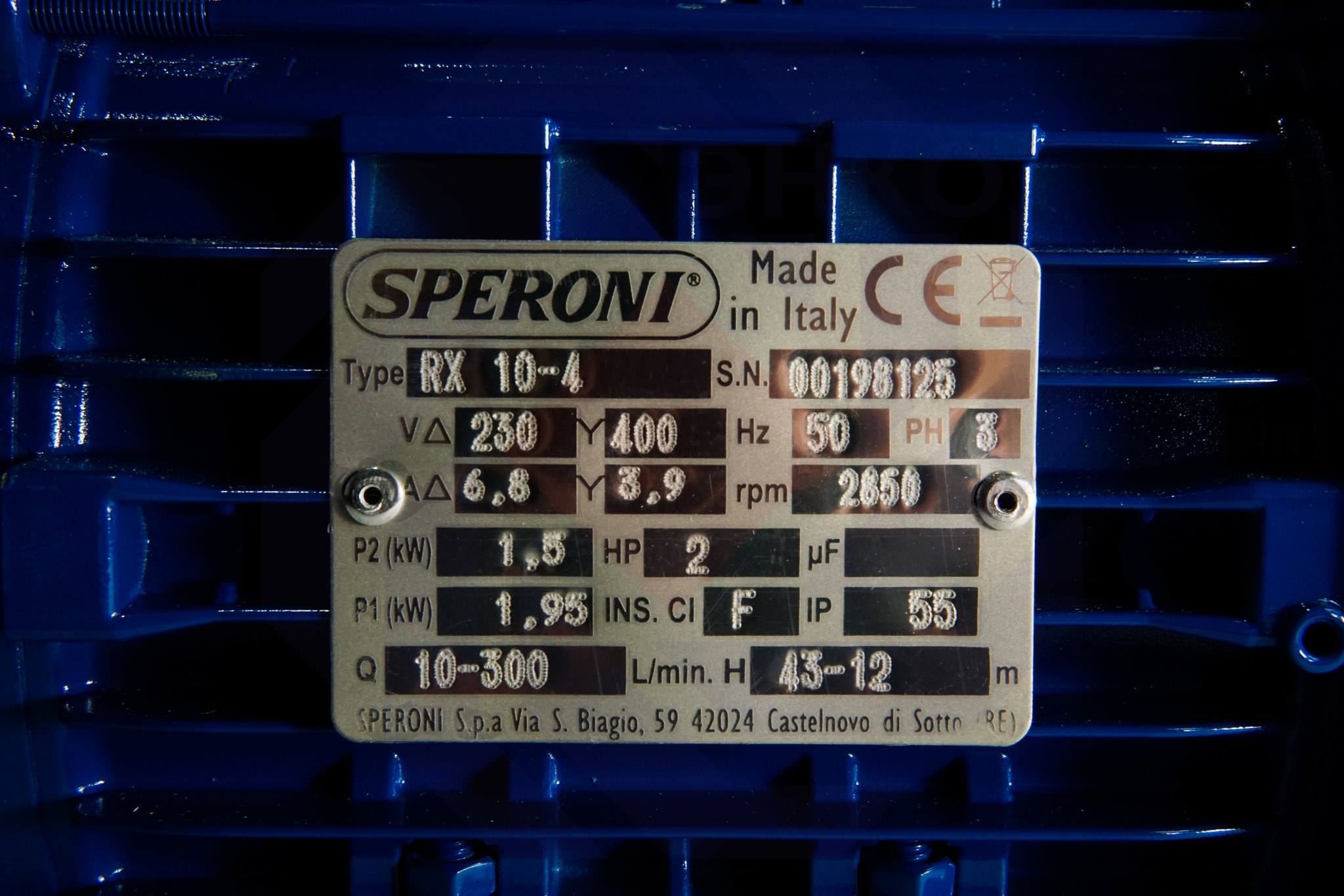 Насос повысительный SPERONI RX 10-4