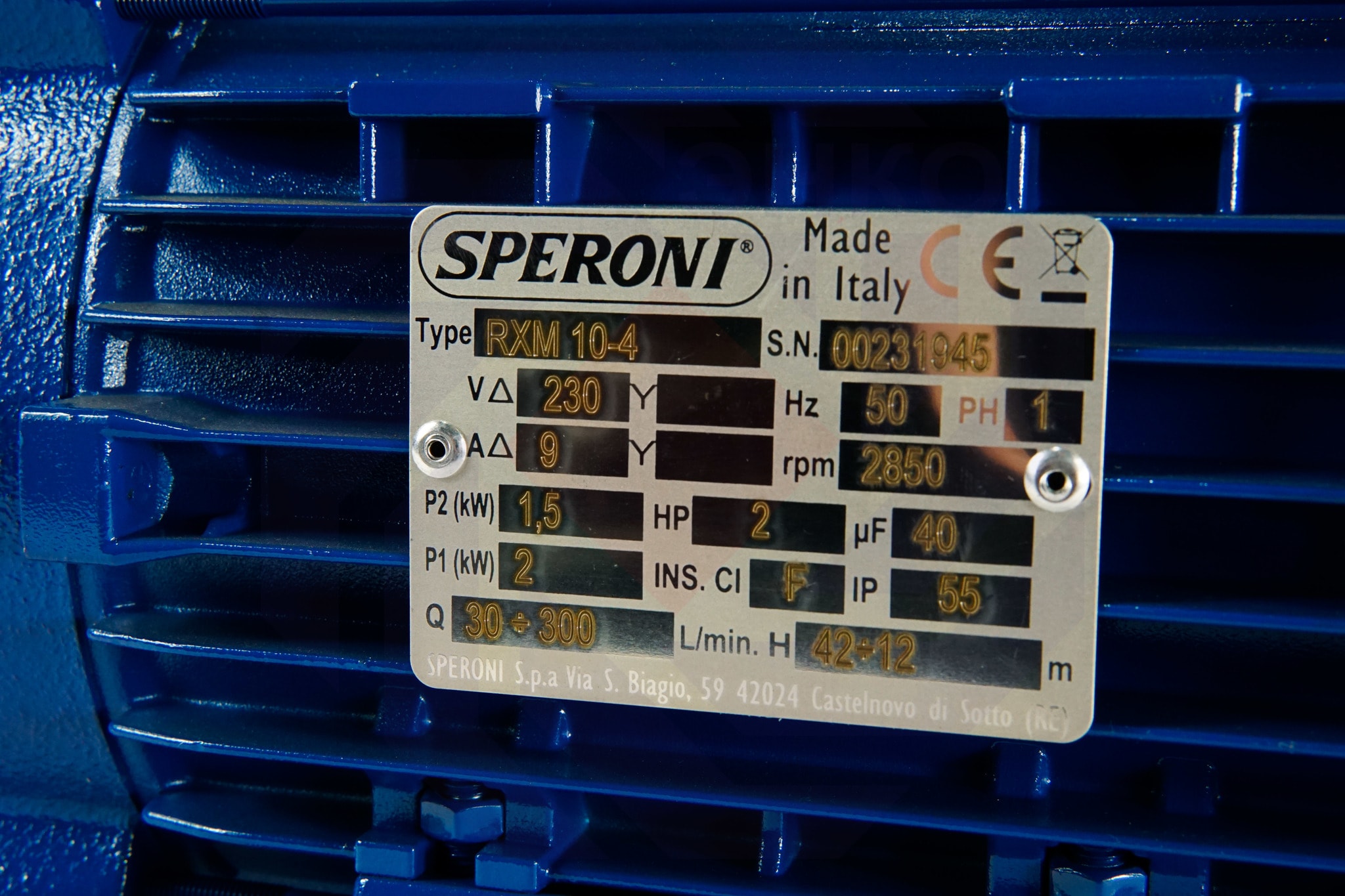 Насос повысительный SPERONI RXM 10-4